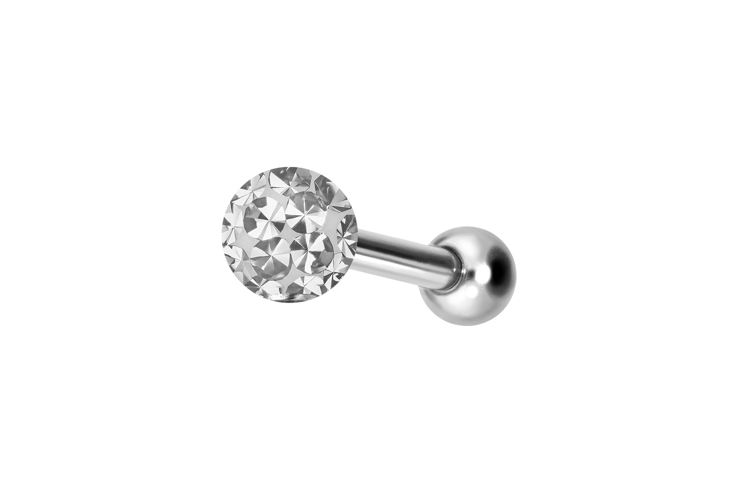 Titan Ohrpiercing mit Innengewinde EPOXY-KUGEL